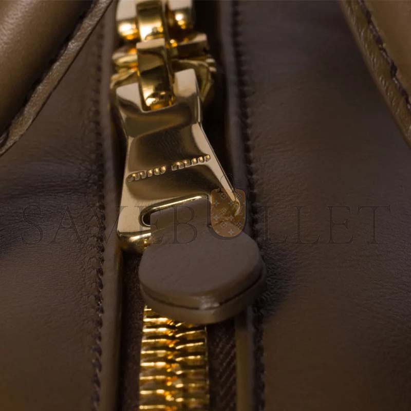 MIU MIU ARCADIE LEATHER BAG 5BB142 (22*10.5*7.5cm)